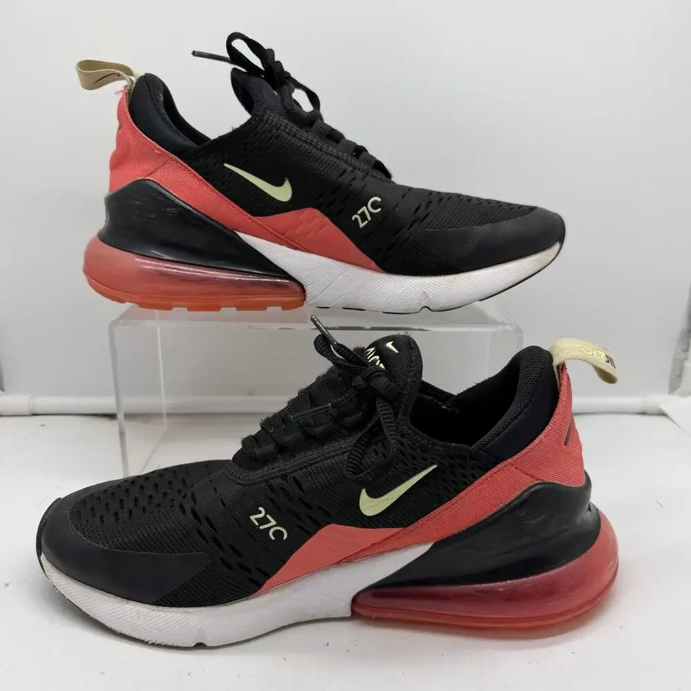 Nike Air Max 270 Shoes Womens 8.5 Black Magic Ember Lime Ice White DM8325-001